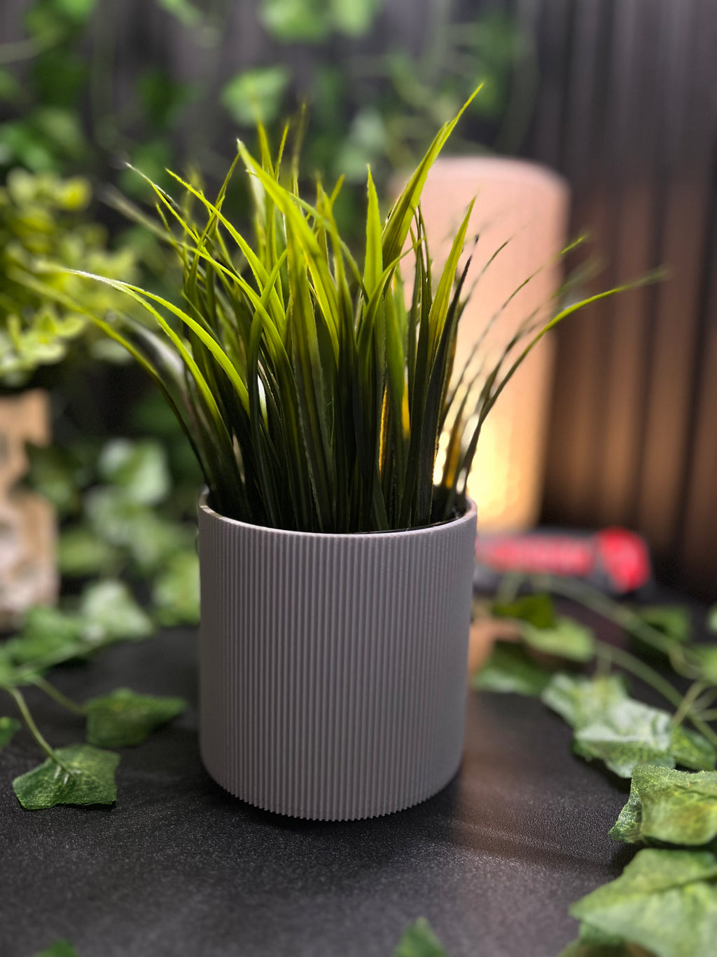 Rillen-Vase